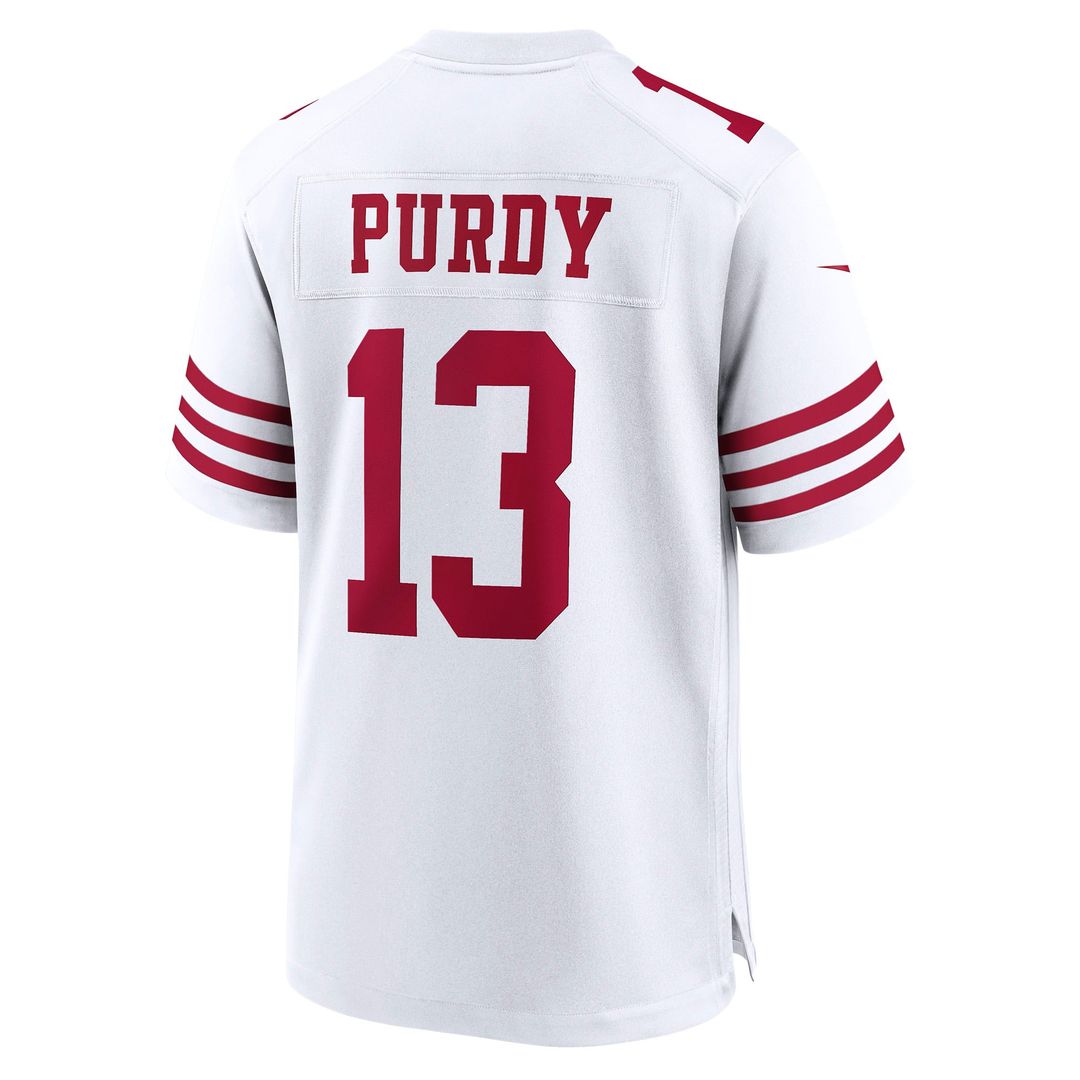 San Francisco 49ers Brock Purdy Nike Game Player Jersey - White