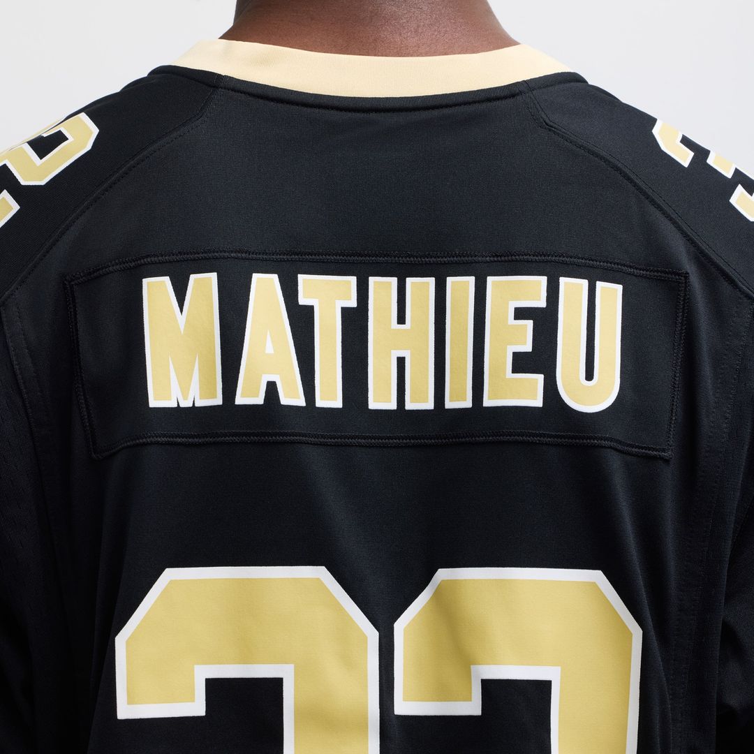 New Orleans Saints Tyrann Mathieu Nike Game Jersey - Black