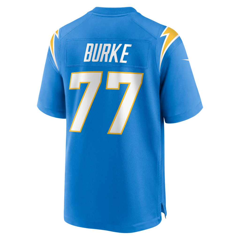 Los Angeles Chargers Travis Burke Nike Team Game Jersey - Powder Blue