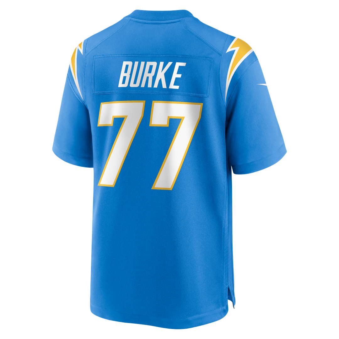 Los Angeles Chargers Travis Burke Nike Team Game Jersey - Powder Blue