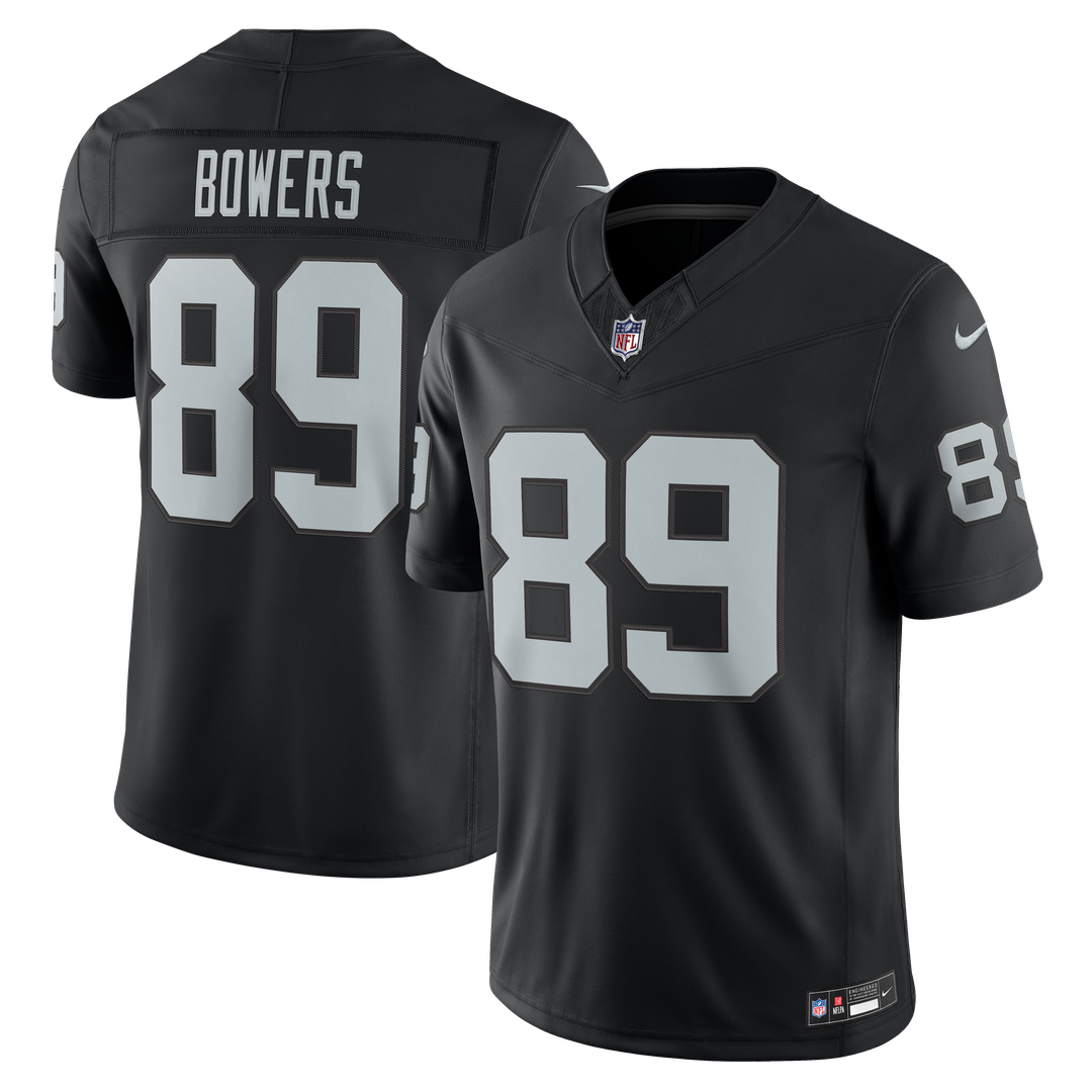 Las Vegas Raiders Brock Bowers Nike Vapor F.U.S.E. Stitched Limited Jersey - White