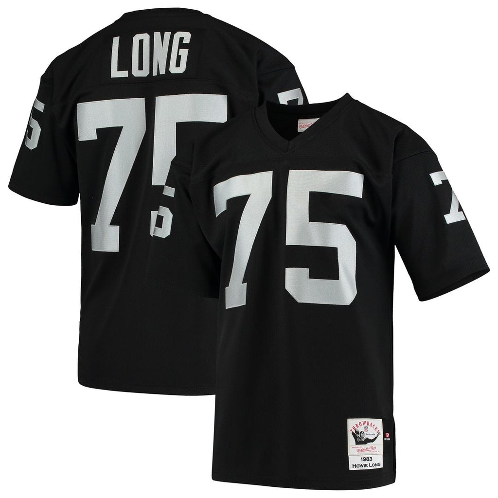 Las Vegas Raiders 1983 Howie Long Mitchell & Ness Authentic Throwback Retired Player Jersey - Black
