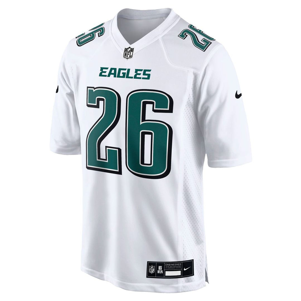 Philadelphia Eagles Saquon Barkley Nike Fashion Game Jersey - Tundra White