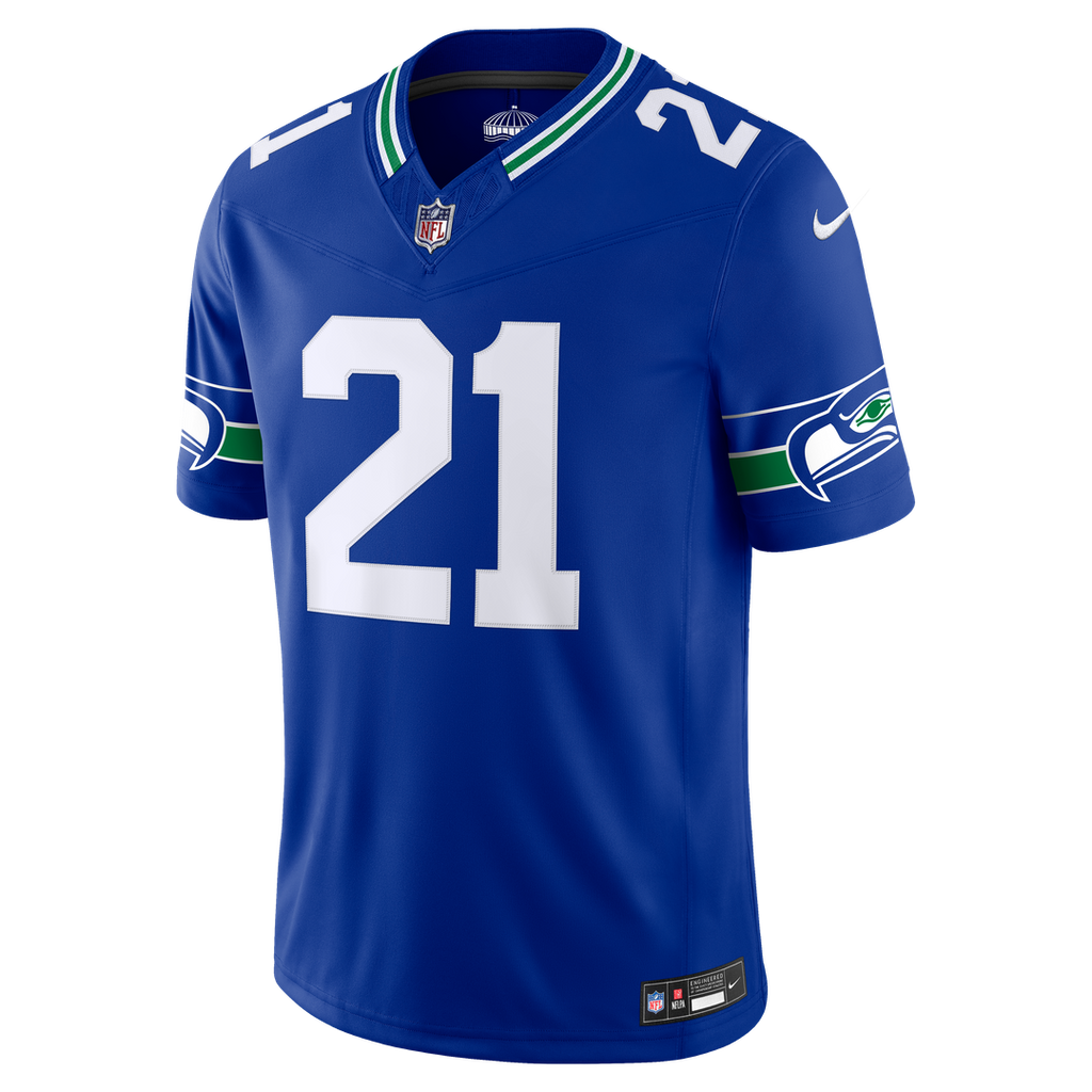 Seattle Seahawks Devon Witherspoon Nike Alternate Vapor F.U.S.E. Stitched Limited Jersey - Royal