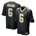 New Orleans Saints Tyler Shough Nike Game Jersey - Black