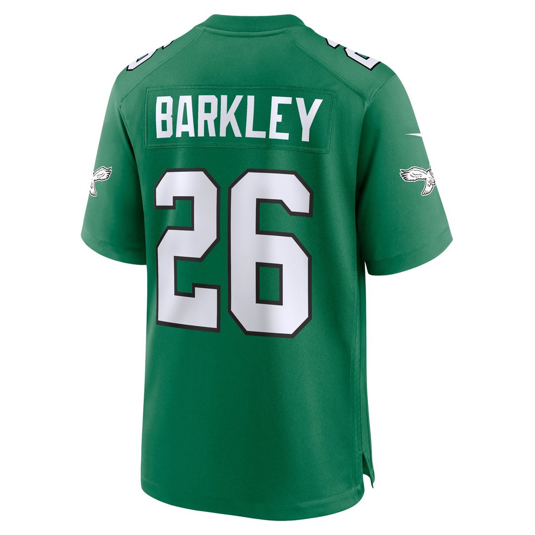 Philadelphia Eagles Saquon Barkley Nike Alternate Game Jersey - Kelly Green