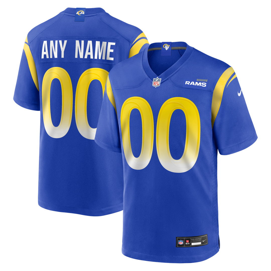 Los Angeles Rams Nike Custom Game Jersey - Royal