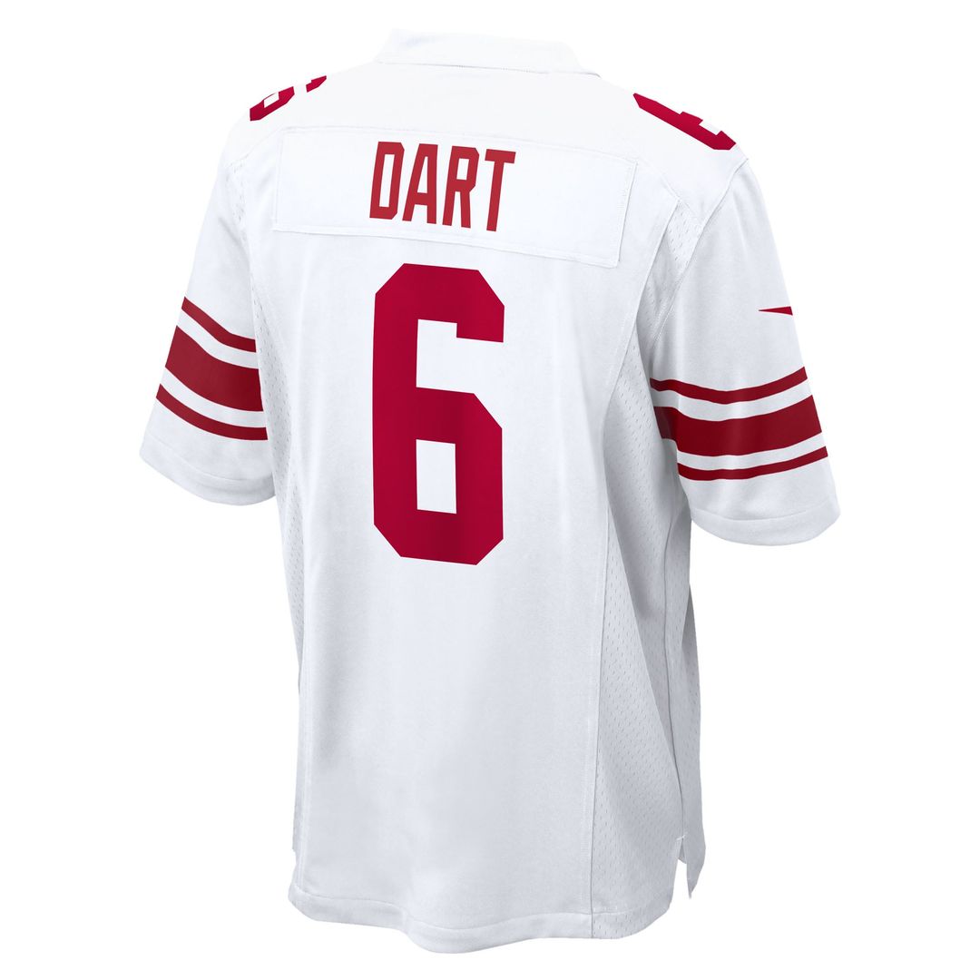 New York Giants Jaxson Dart Nike Alternate Century Red Game Jersey - Red