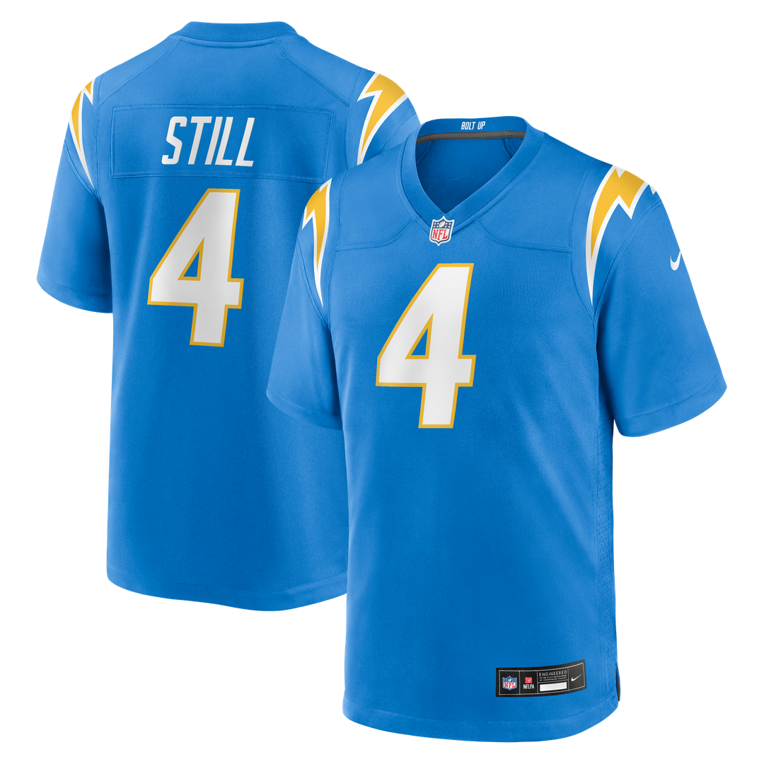 Los Angeles Chargers Tarheeb Still Nike Team Game Jersey - Powder Blue