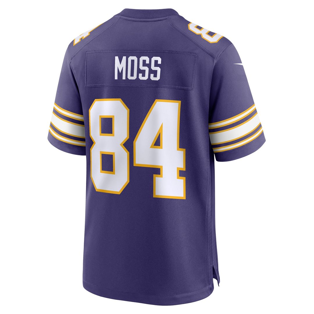 Minnesota Vikings Randy Moss Nike Classic Retired Player Game Jersey - Purple