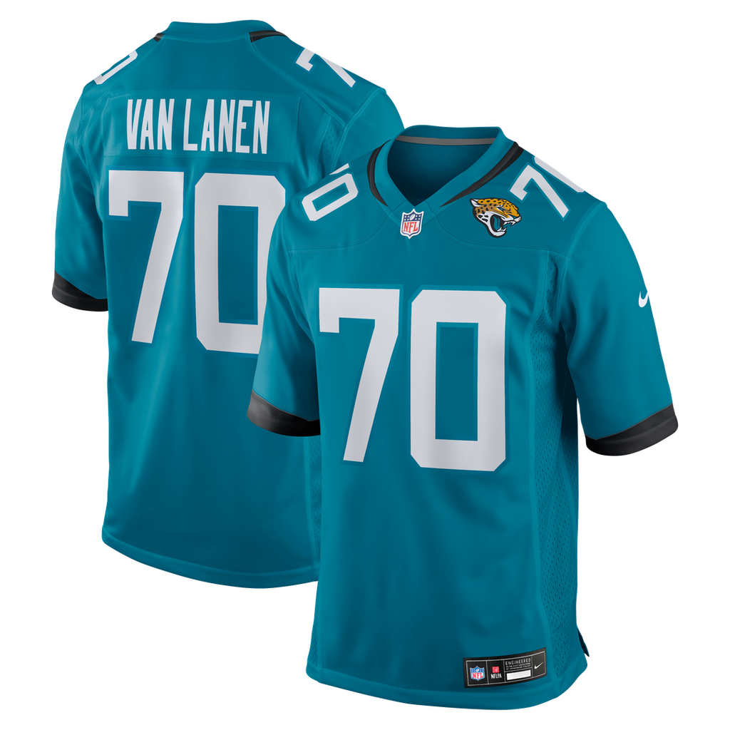 Jacksonville Jaguars Cole Van Lanen Nike Game Player Jersey - Teal