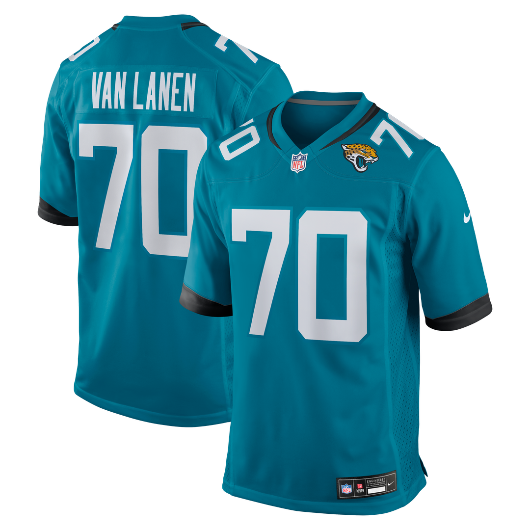 Jacksonville Jaguars Cole Van Lanen Nike Game Player Jersey - Teal