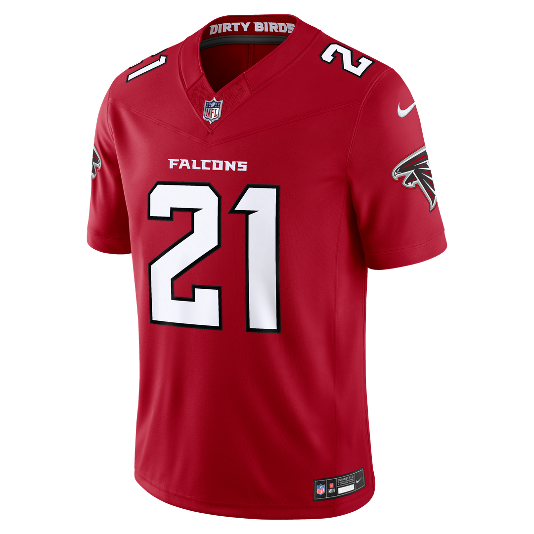 Atlanta Falcons Deion Sanders Nike Alternate Throwback Vapor F.U.S.E. Stitched Retired Limited Jersey - Black