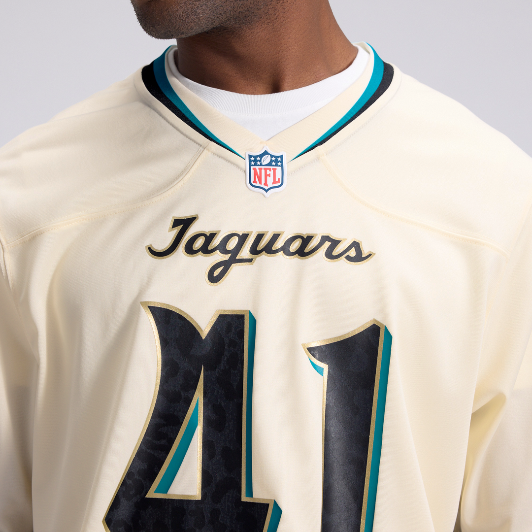 Jacksonville Jaguars Josh Hines-Allen Nike 2026 Rivalries Collection Game Jersey - Natural