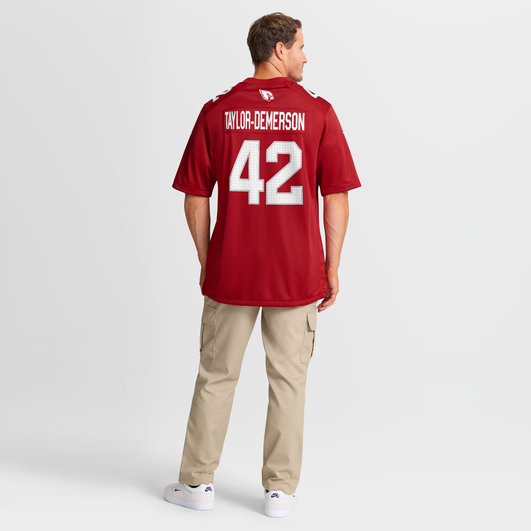 Arizona Cardinals Dadrion Taylor-Demerson Nike Team Game Jersey - Cardinal