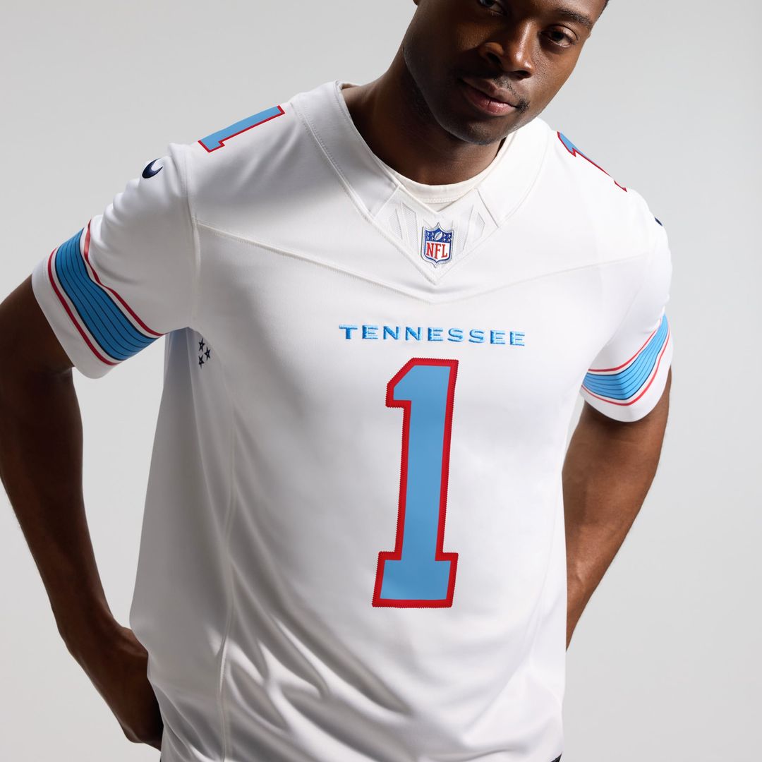 Tennessee Titans Cameron Ward Nike Team Vapor F.U.S.E. Stitched Limited Jersey - Light Blue