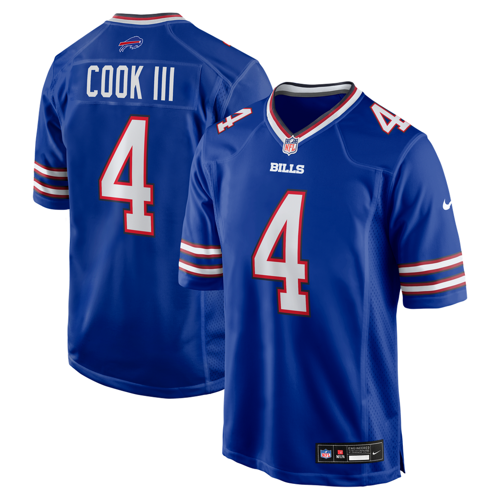 Buffalo Bills James Cook III Nike Team Game Jersey - Royal