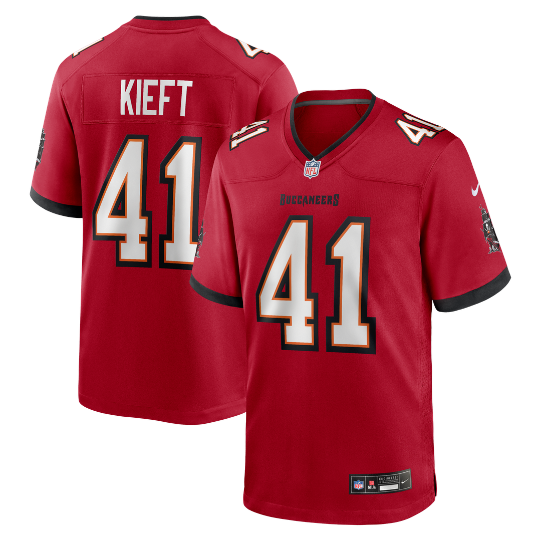 Tampa Bay Buccaneers Ko Kieft Nike Game Player Jersey - Red