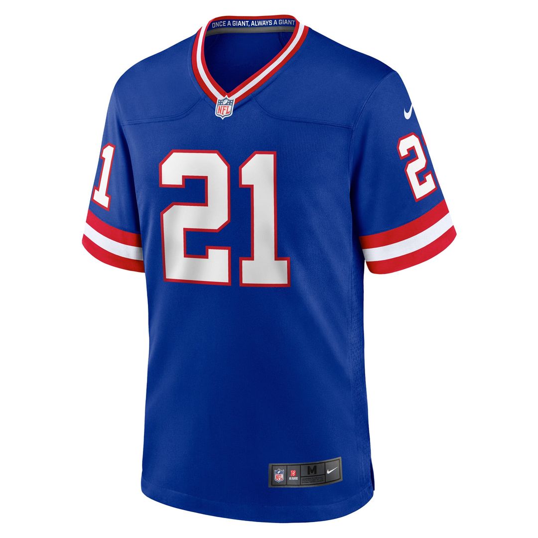 New York Giants Tiki Barber Nike Retired Player Alternate Game Jersey - Royal