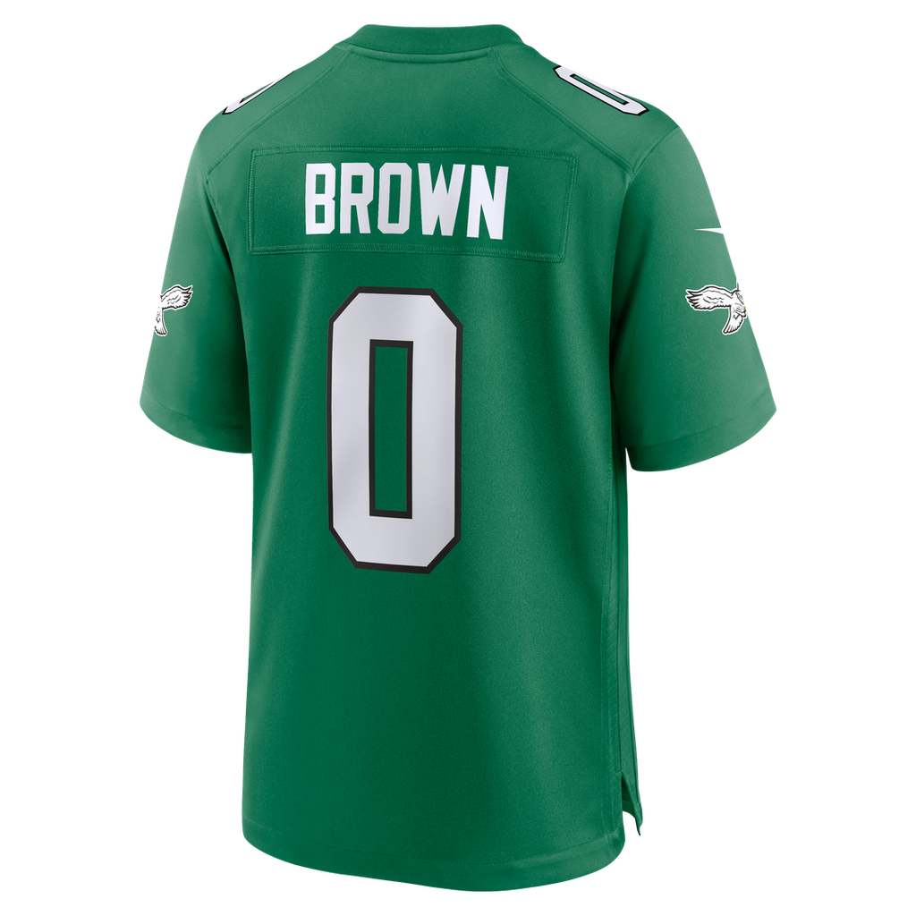 Philadelphia Eagles Marquise Brown Nike Alternate 2 Game Jersey - Kelly Green