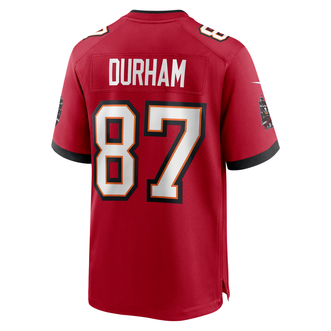 Tampa Bay Buccaneers Payne Durham Nike Game Jersey - Red