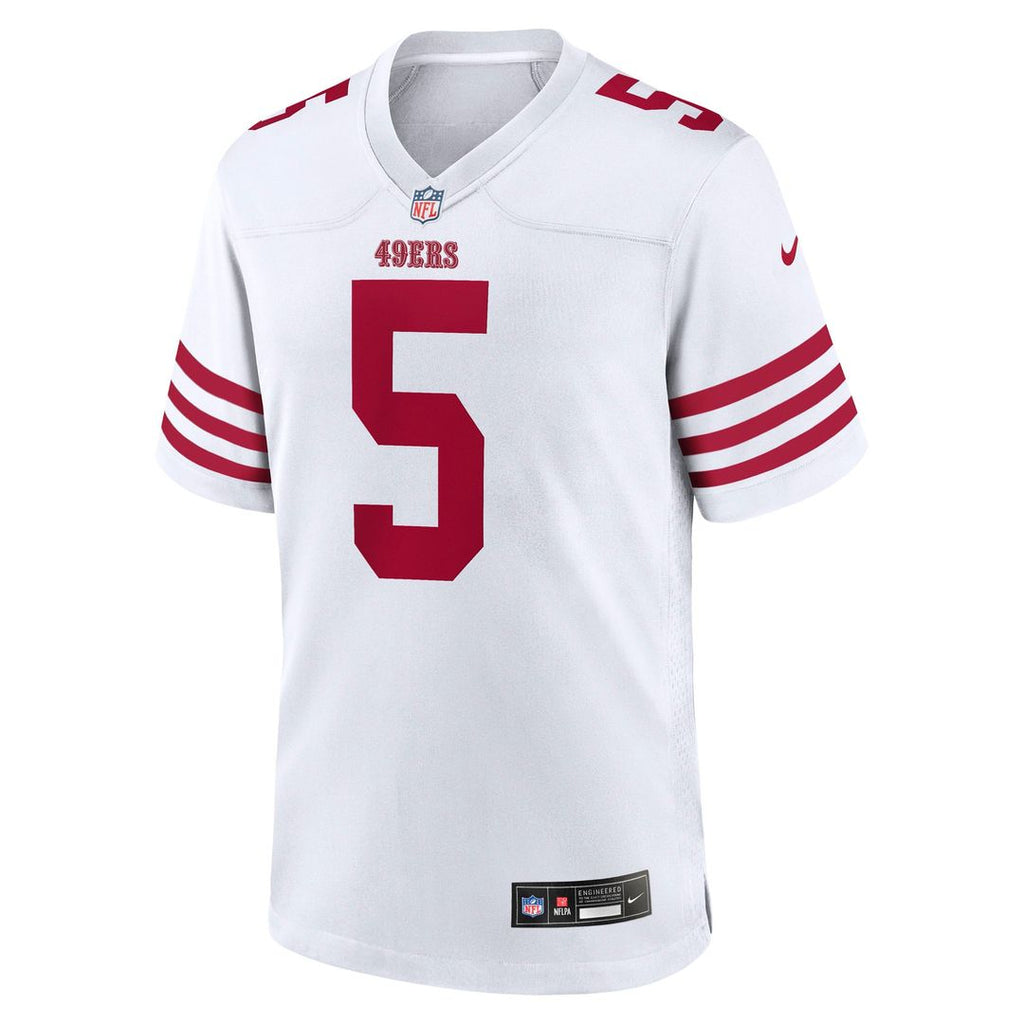 San Francisco 49ers Mike Evans Nike Game Jersey - White