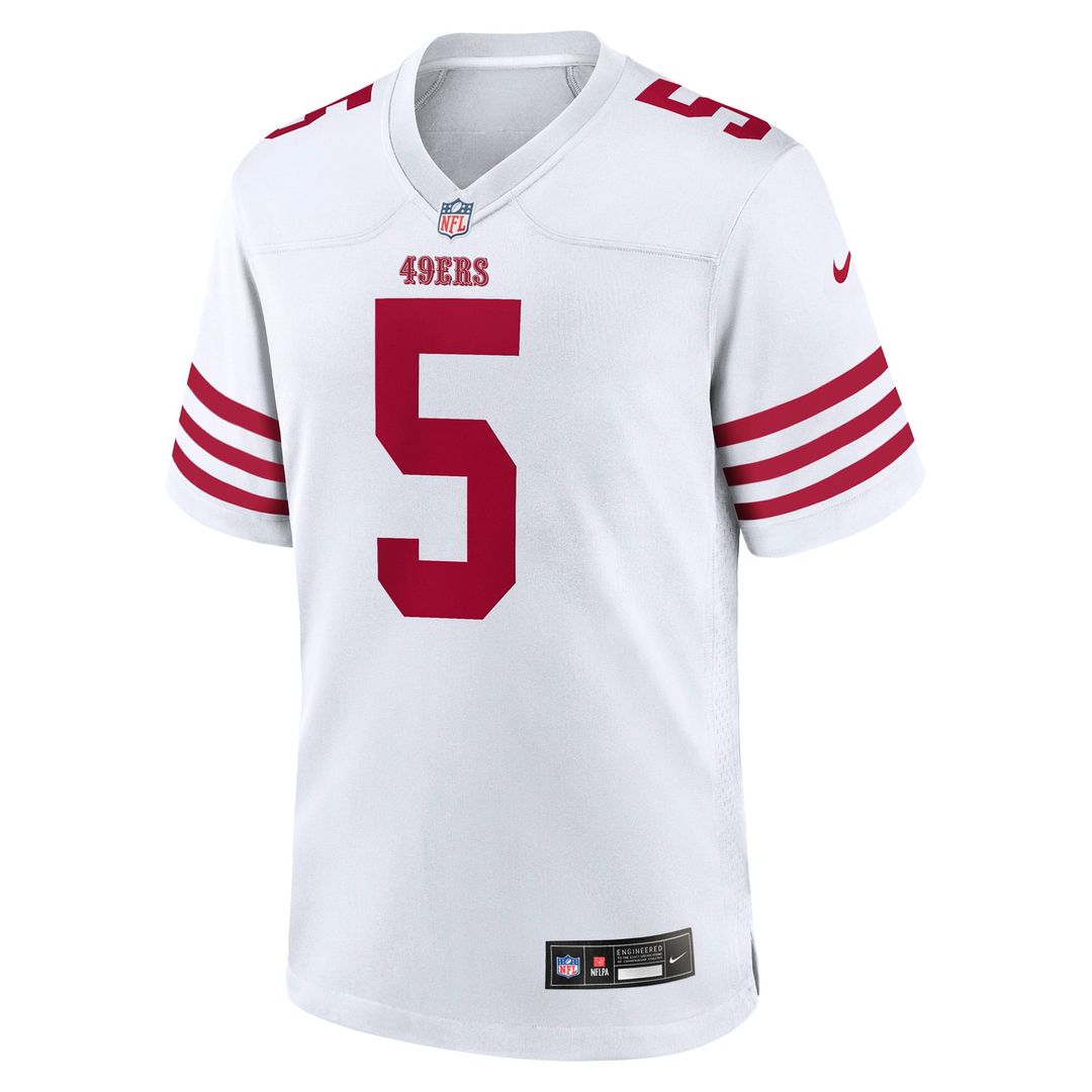 San Francisco 49ers Mike Evans Nike Game Jersey - White