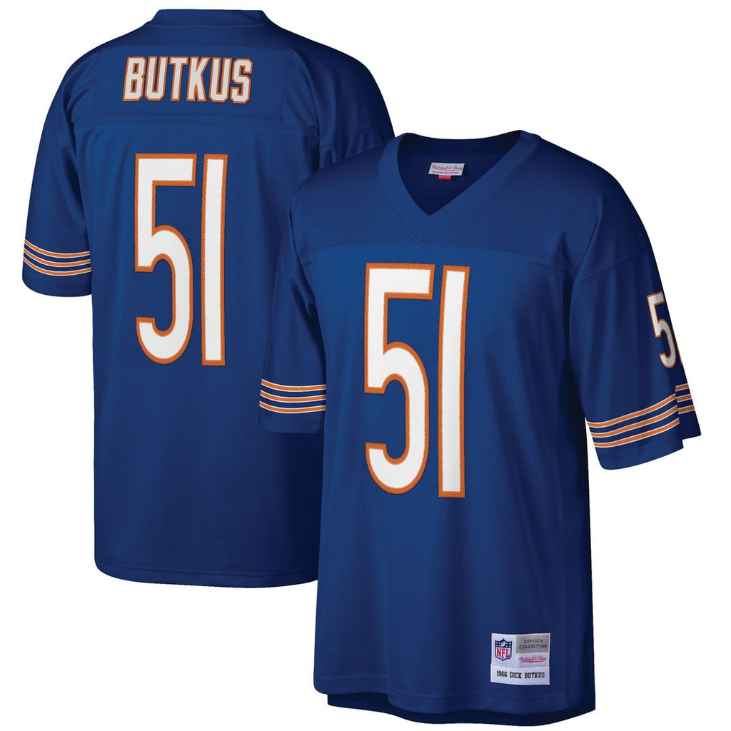 Chicago Bears Dick Butkus Mitchell & Ness Retired Player Legacy Replica Jersey - Navy