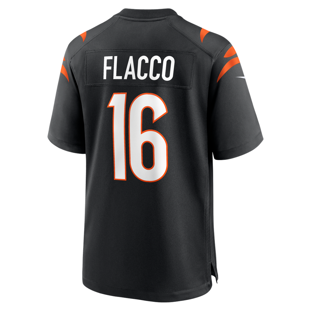 Cincinnati Bengals Joe Flacco Nike Team Game Jersey - Black