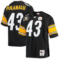 Pittsburgh Steelers 2007 Troy Polamalu Mitchell & Ness Authentic Throwback Retired Player Jersey - Black
