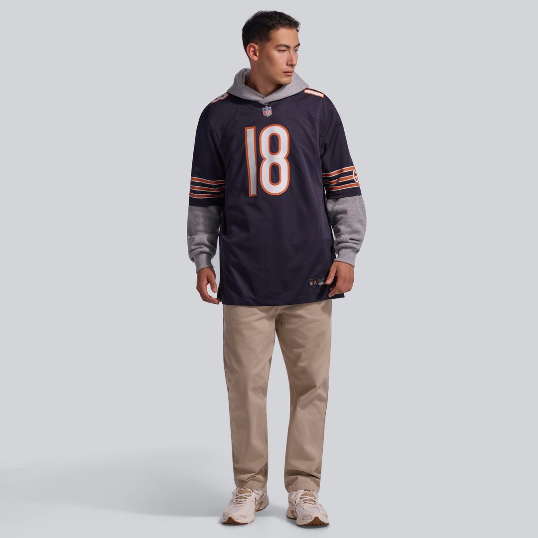 Chicago Bears Caleb Williams Nike Alternate Player Game Jersey - Orange