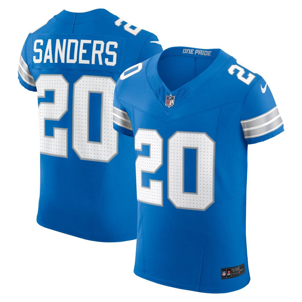 Detroit Lions Barry Sanders Nike Alternate Vapor F.U.S.E. Elite Jersey - Black
