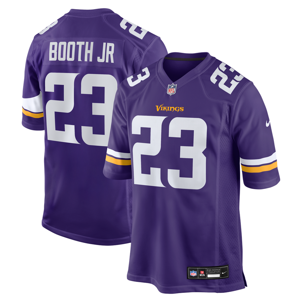 Minnesota Vikings Andrew Booth Jr. Nike Player Game Jersey - Purple