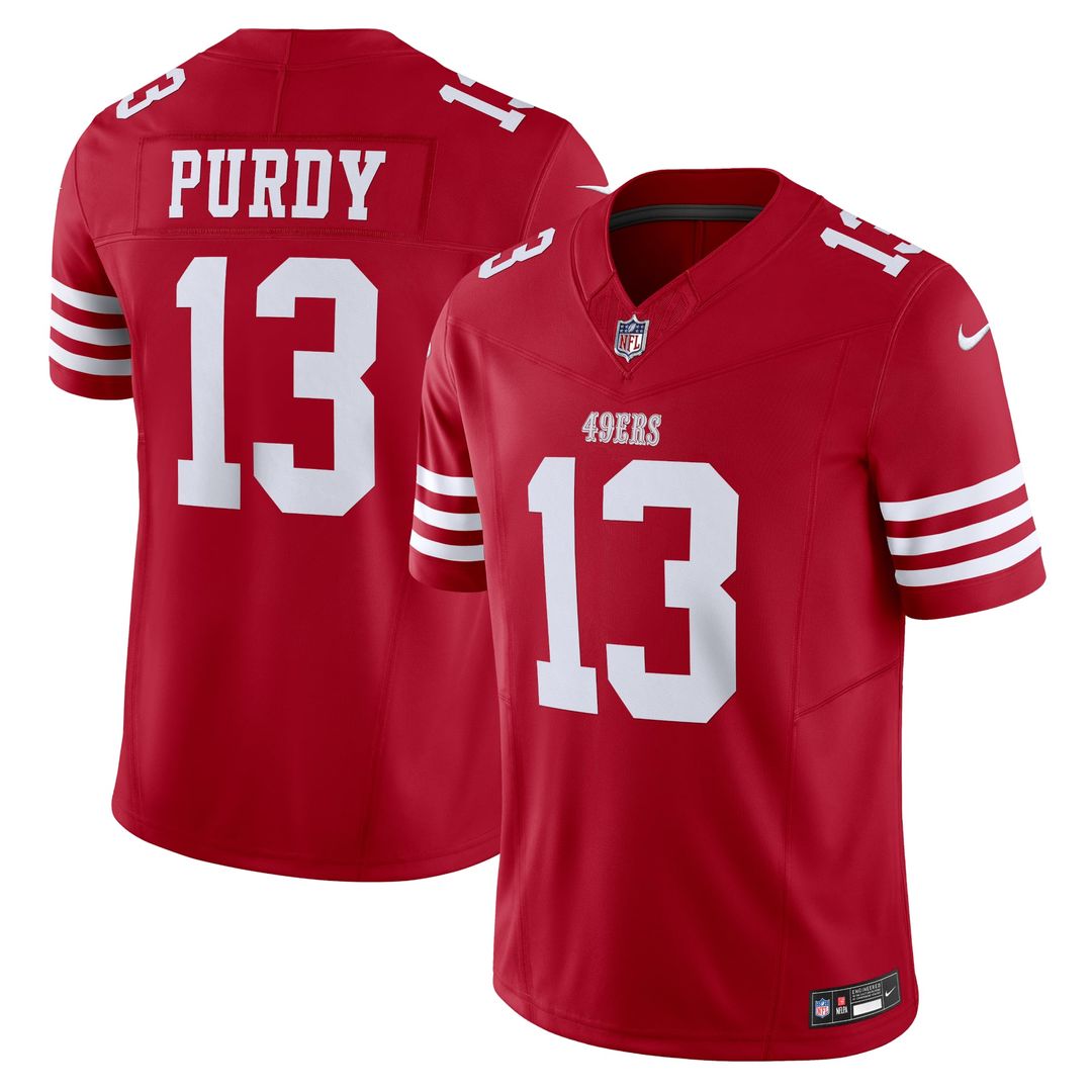 San Francisco 49ers Brock Purdy Nike Vapor F.U.S.E. Limited Jersey - Scarlet