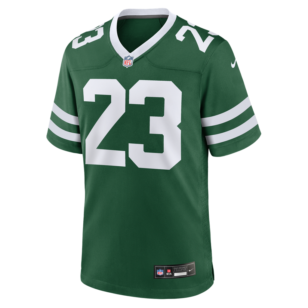 New York Jets Azareye'h Thomas Nike Team Game Jersey - Legacy Green