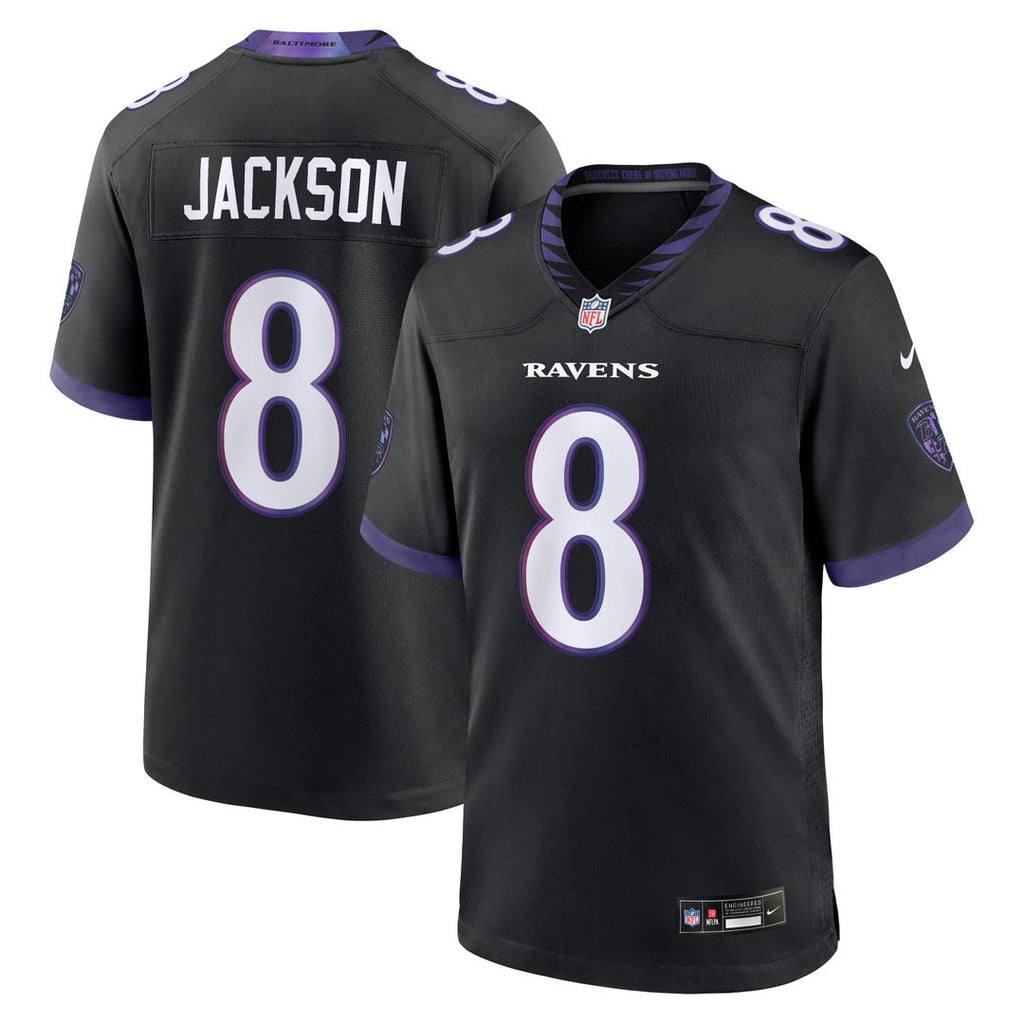 Baltimore Ravens Lamar Jackson Nike Game Jersey - White