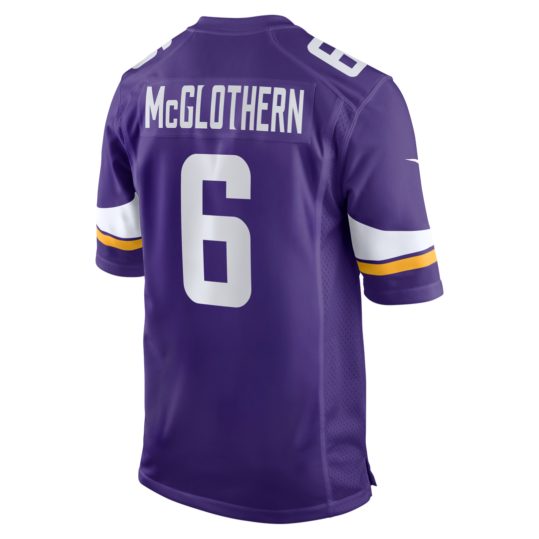 Minnesota Vikings Dwight McGlothern Nike Team Game Jersey - Purple