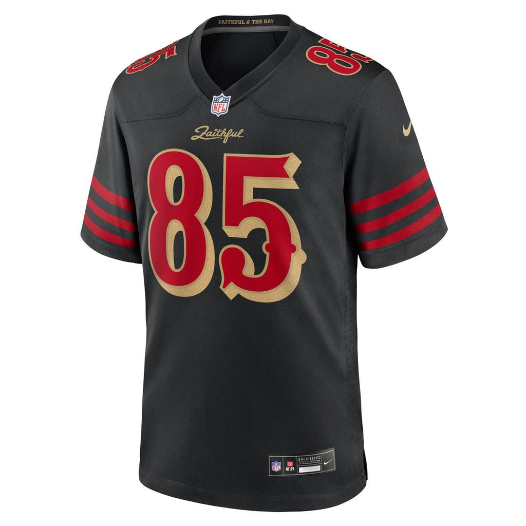 San Francisco 49ers George Kittle Nike Rivalries Collection Game Jersey - Black