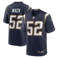 Los Angeles Chargers Khalil Mack Nike Alternate Super Chargers Game Player Jersey - Navy