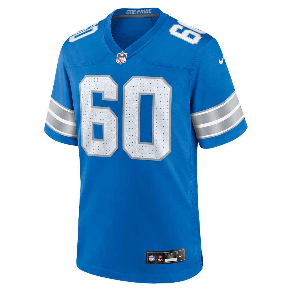 Detroit Lions Graham Glasgow Nike Team Game Jersey - Blue