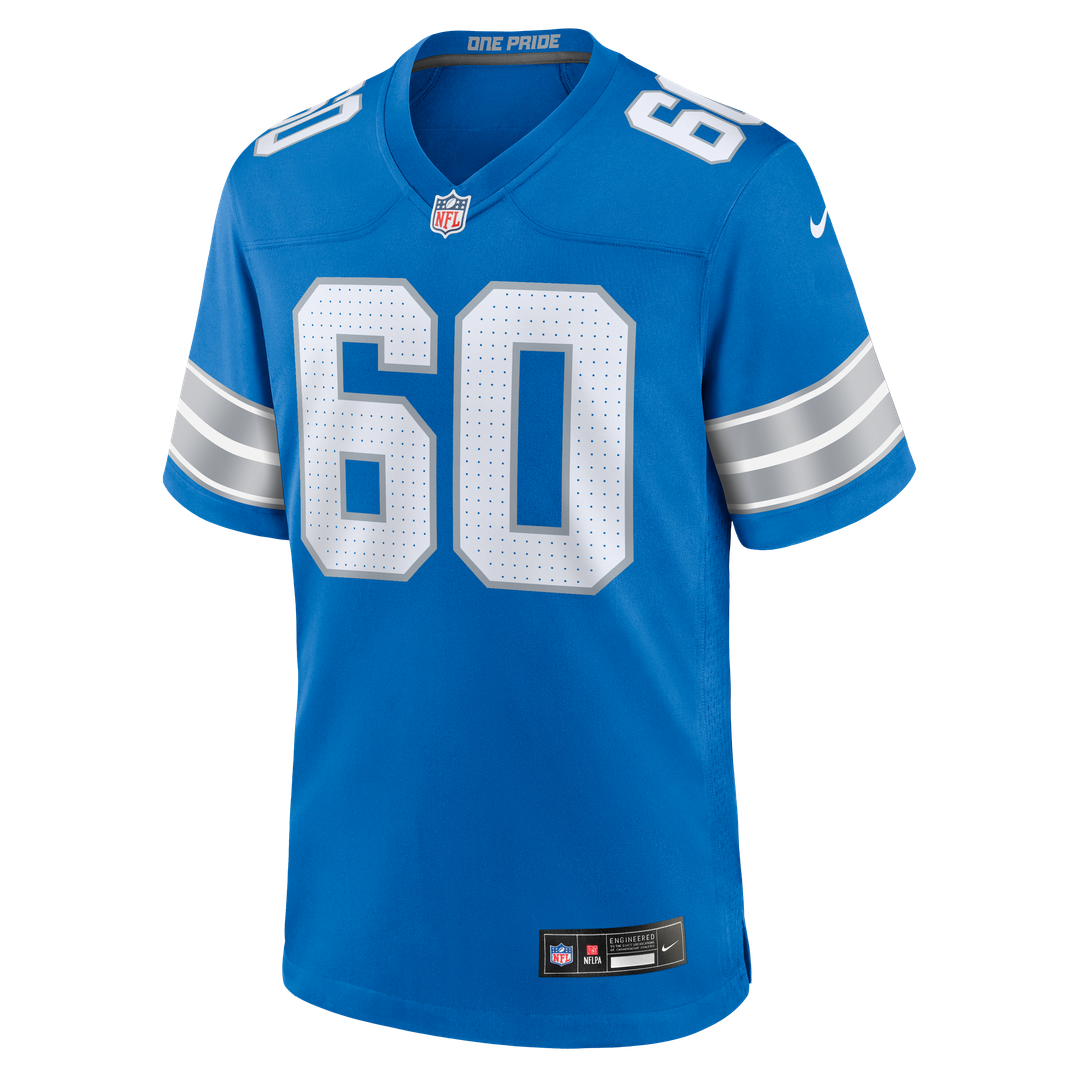 Detroit Lions Graham Glasgow Nike Team Game Jersey - Blue