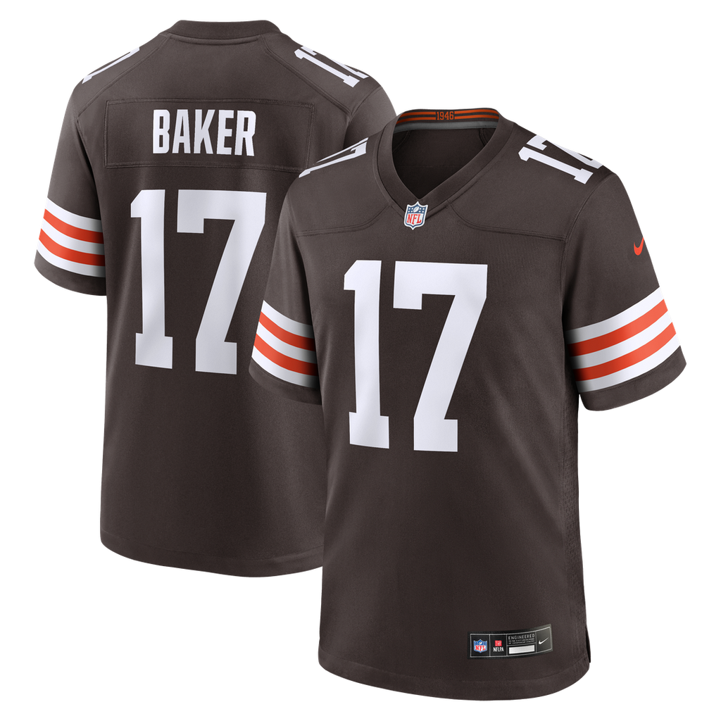 Cleveland Browns Jerome Baker Nike Team Game Jersey - Brown