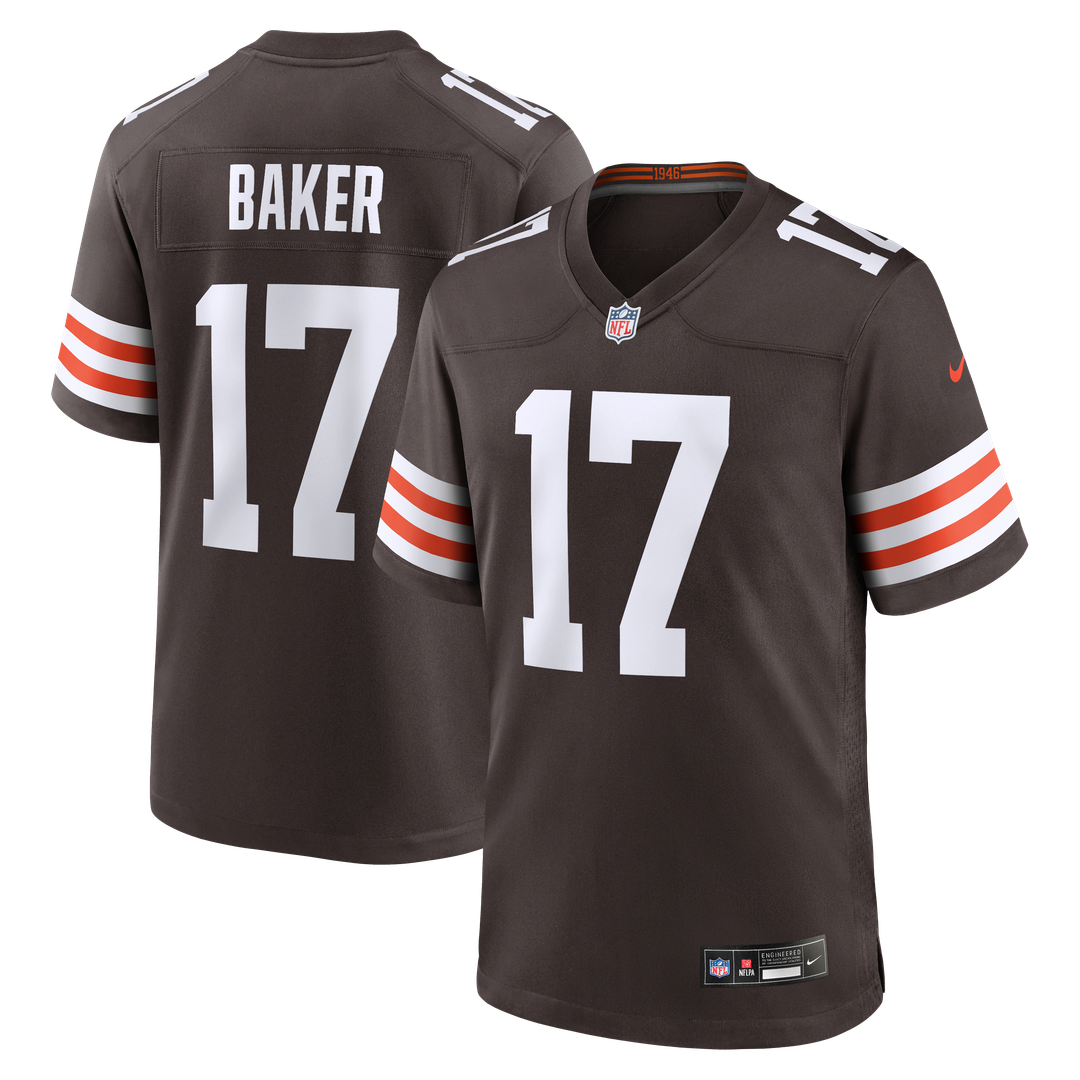 Cleveland Browns Jerome Baker Nike Team Game Jersey - Brown