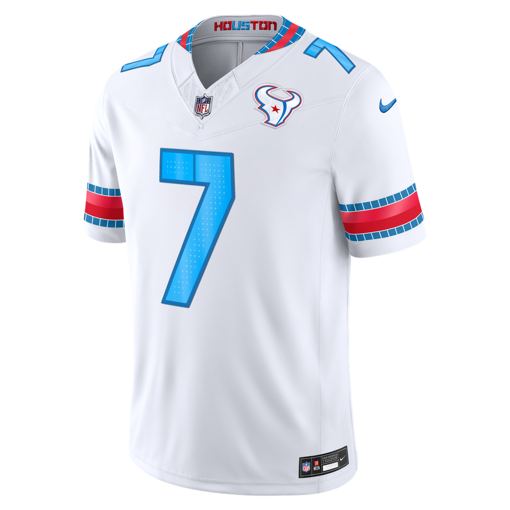 Houston Texans C.J. Stroud Nike 2026 Rivalries Collection Stitched Limited Jersey - White