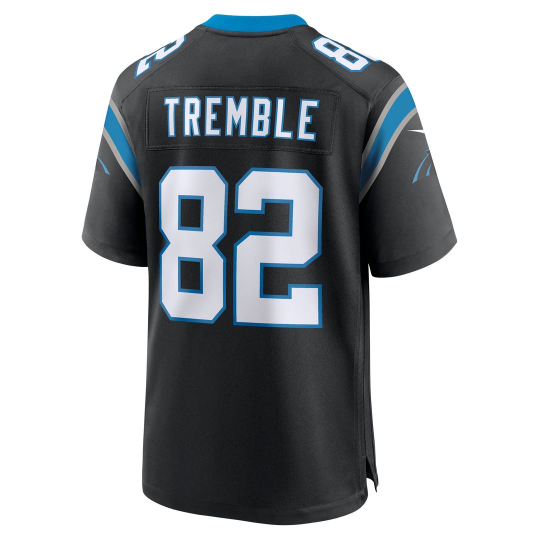 Carolina Panthers Tommy Tremble Nike Team Game Jersey - Black