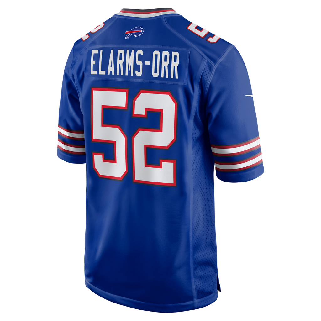 Buffalo Bills Kaleb Elarms-Orr Nike Team Game Jersey - Royal
