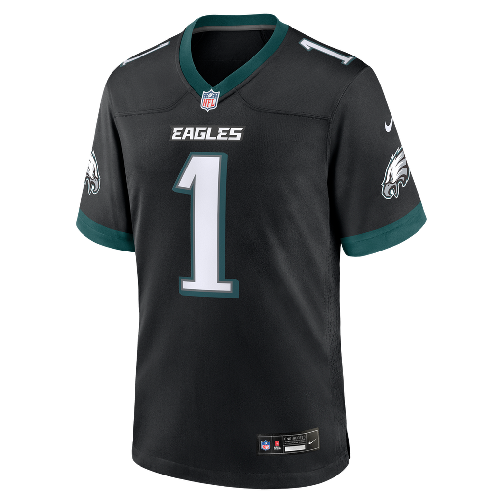 Philadelphia Eagles Jalen Hurts Nike Alternate Game Jersey - Black