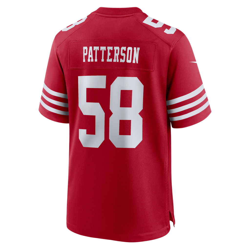 San Francisco 49ers Jarrett Patterson Nike Team Game Jersey - Scarlet