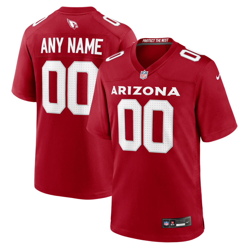 Arizona Cardinals Nike Alternate Custom Game Jersey - Black