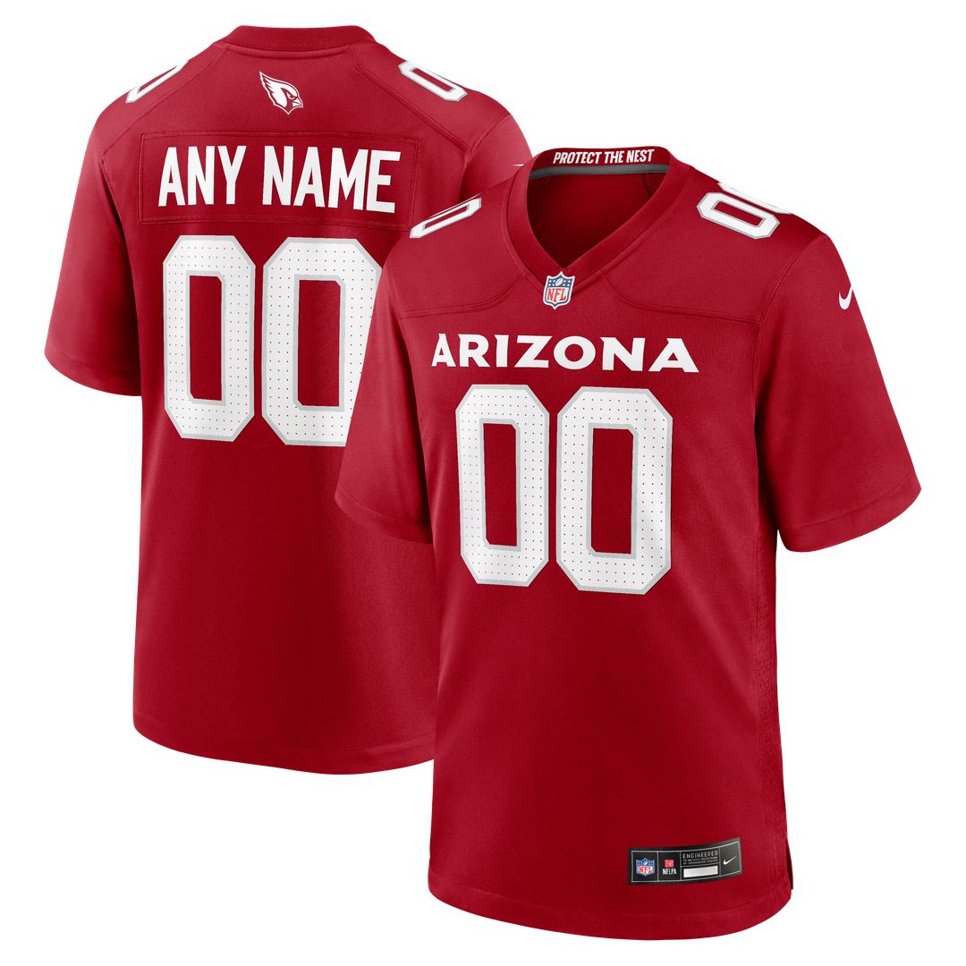 Arizona Cardinals Nike Alternate Custom Game Jersey - Black